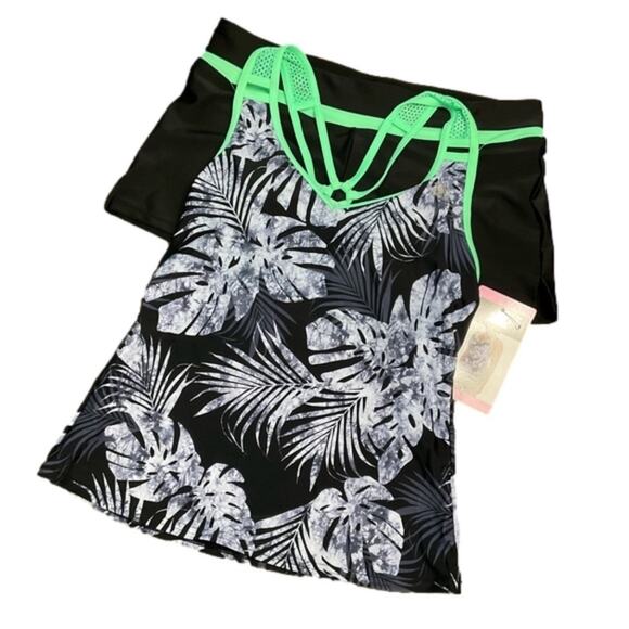 ZeroXposur Women's Swimwear Tankini Short Set Small NWT - Picture 1 of 6